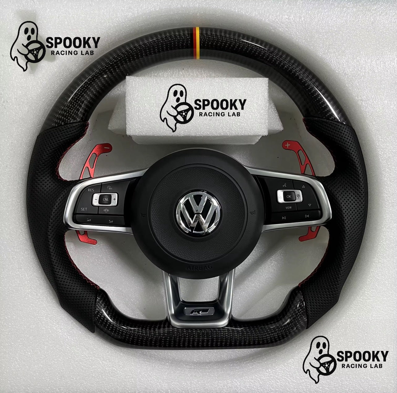 Volant Personnalisé VOLKSWAGEN GOLF 7; 7.5 GTI/GTD/R & POLO