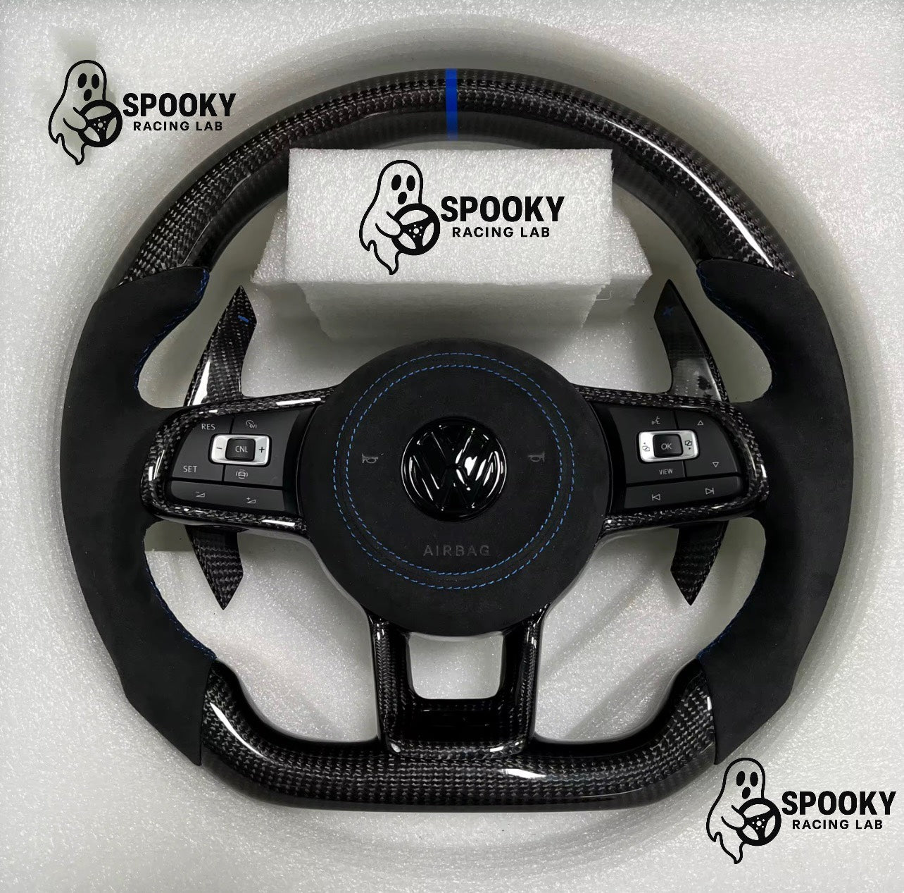 Volant Personnalisé VOLKSWAGEN GOLF 7; 7.5 GTI/GTD/R & POLO